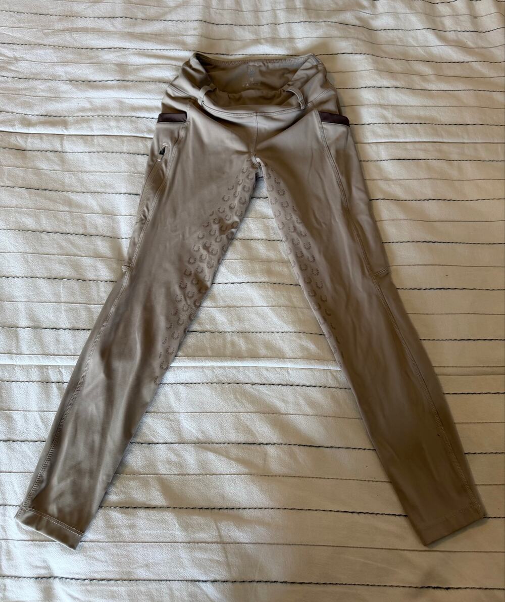 FITST4 Cream Riding Legging Pants - Women's Size M